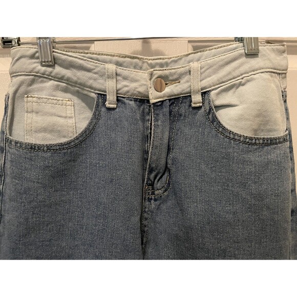 Small  Patchwork Color Block Jeans - Picture 5 of 6